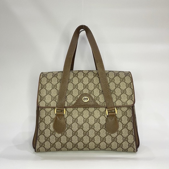 Auth Gucci Vintage Satchel Handbag - Picture 1 of 15